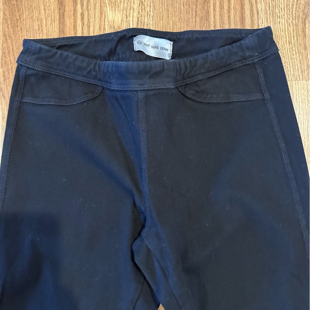 AG KNIT LUXE DENIM  Black Jeggings